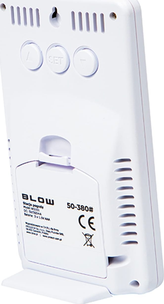 Stacion moti Blow WS101, wireless, ekran me shumë funksione, i bardhë