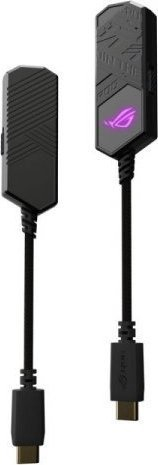 Përshtatës Asus ROG, audio, i zi