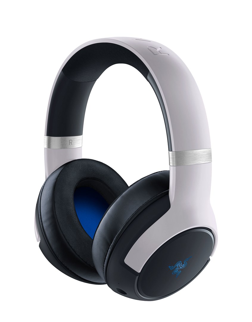 Kufje lojërash Razer Kaira Pro HyperSpeed, Wireless, për PlayStation, të bardha 