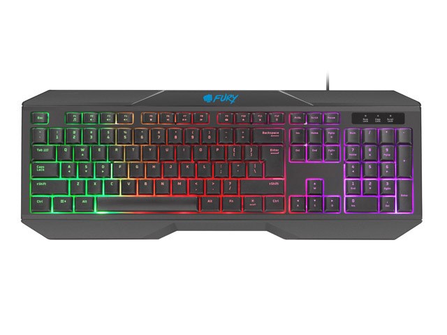 Set tastierë, maus dhe kufje FURY Thunderstreak 3.0, i zi