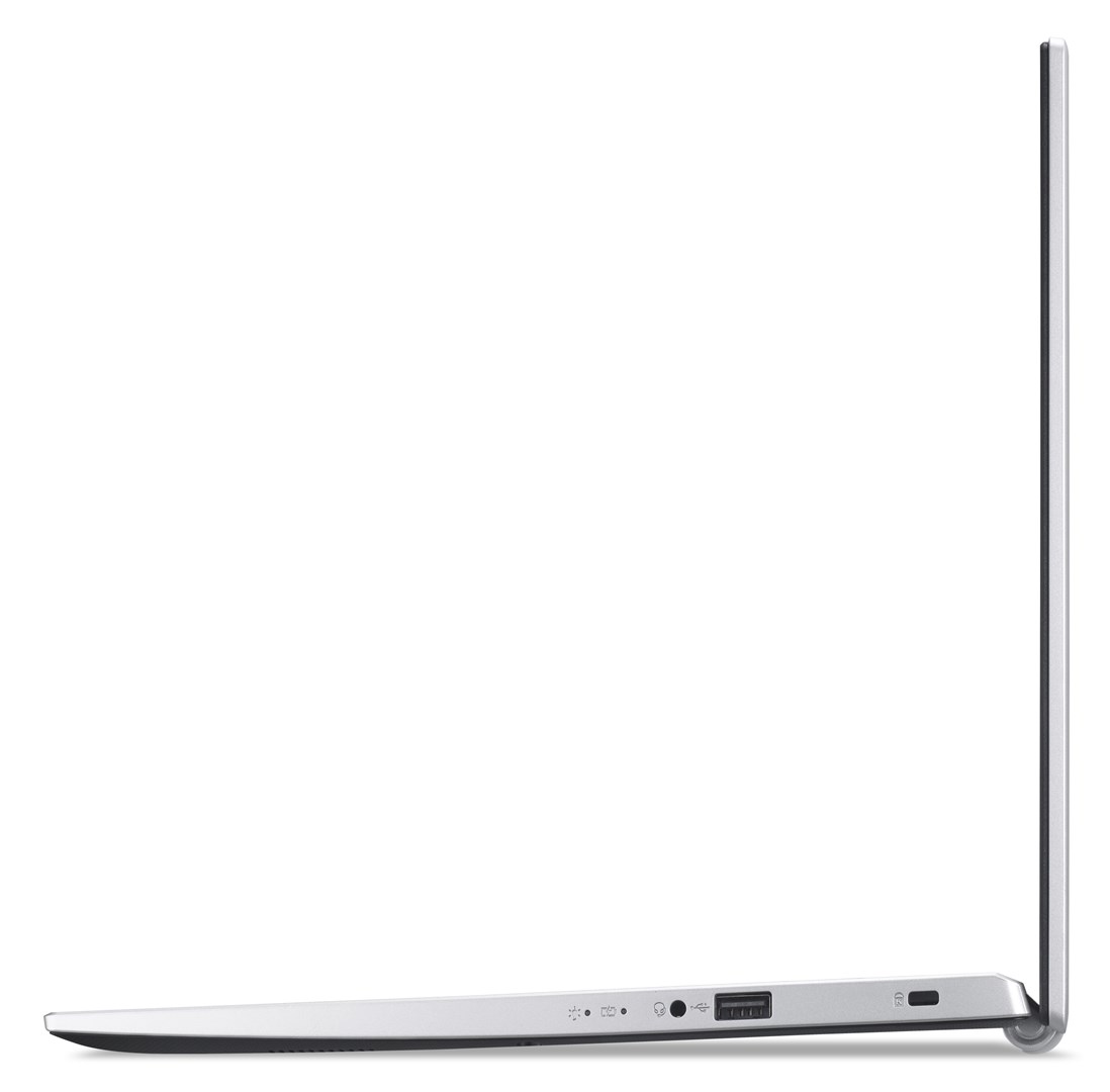 Лаптоп Acer Aspire 3, 15.6", Intel i5-1135G7, 8 GB RAM, 512 GB SSD, сребрен