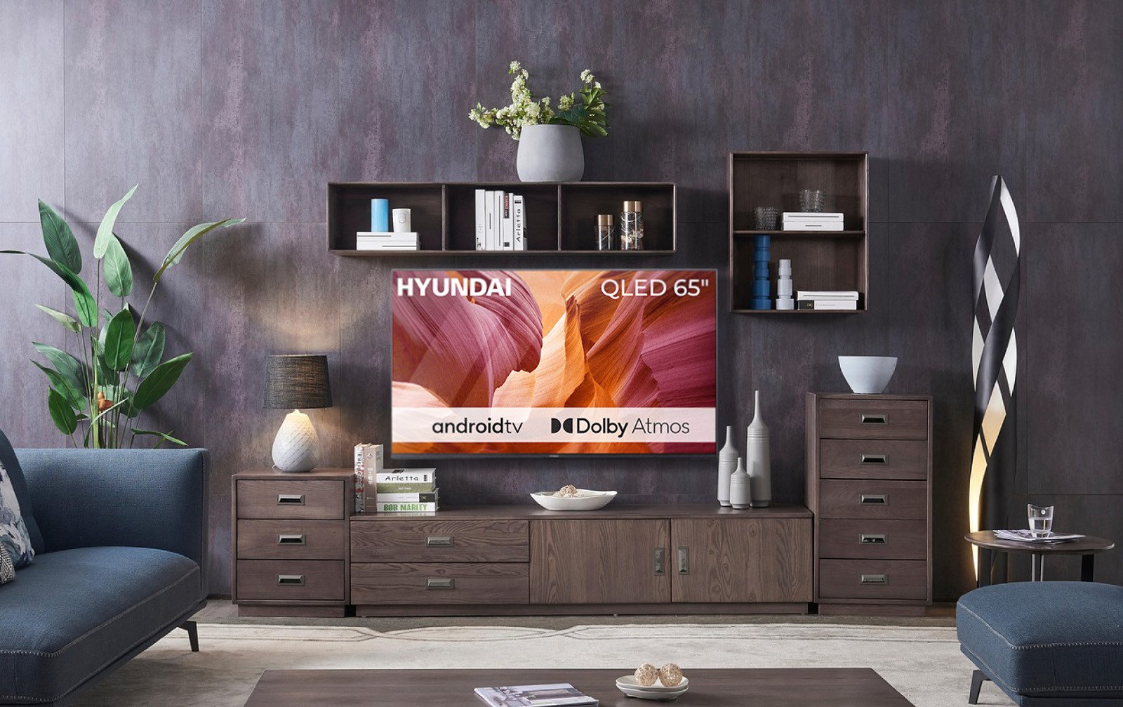 Televizor Hyundai QLX65850GSMART, 65", 4K Ultra HD, QLED, i zi