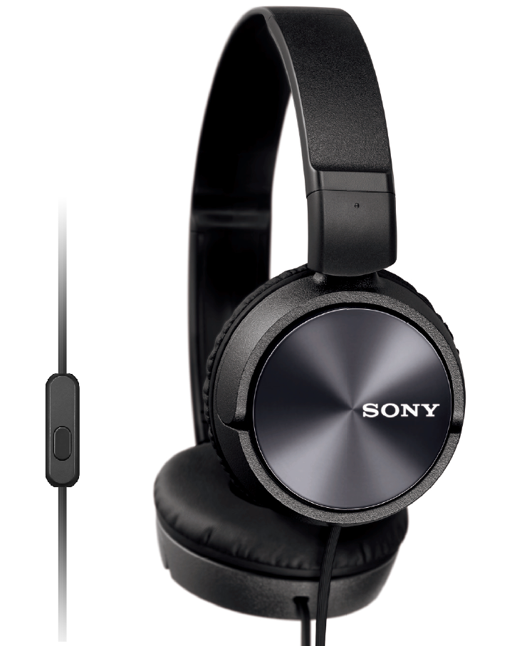 Kufje Sony MDR-ZX310AP, On-Ear, të zeza
