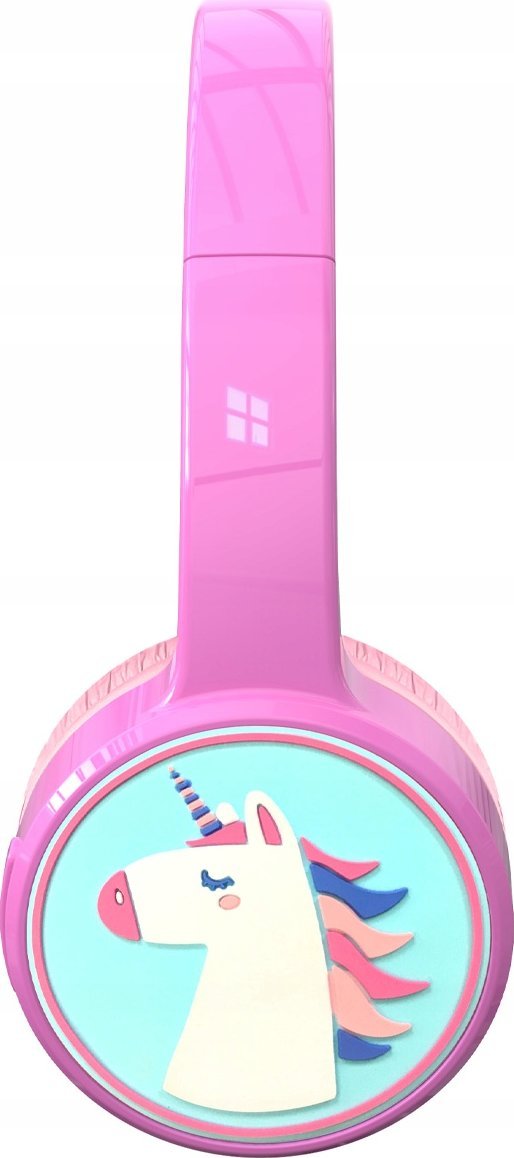 Куфки Блутут Денвер BTH-106P, за деца, ограничување на јачина на звук 85 dB, шарени