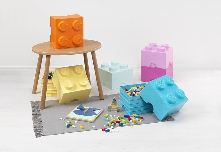 Kuti ruajtje e vogël LEGO, e zezë