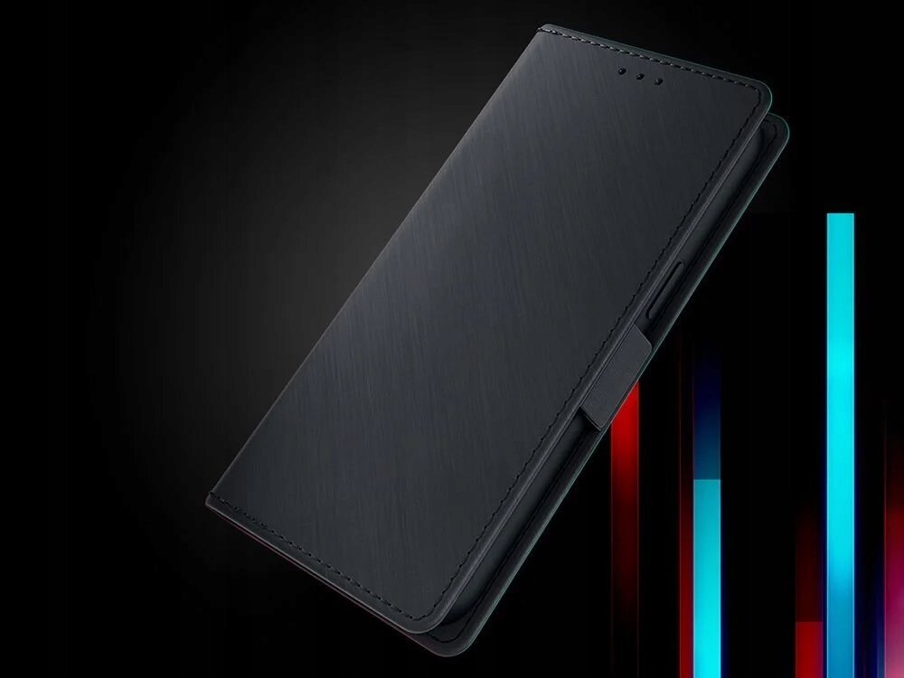 Këllëf portofol 3mk Wallet Case për Xiaomi Redmi Note 14 Pro 5G, me stand, i zi