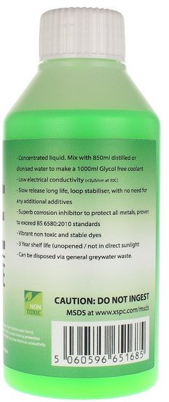 Lëng ftohës për PC XSPC PURE Distilled Concentrate, 150ml, UV jeshile
