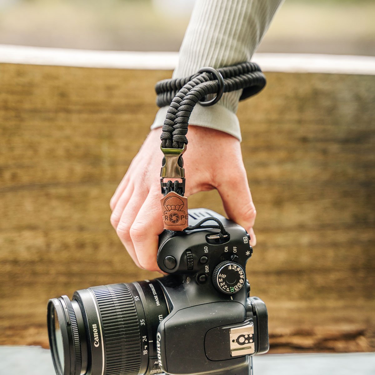 Rrip dore për kamera C-Rope Claw, najlon, 30cm, i zi