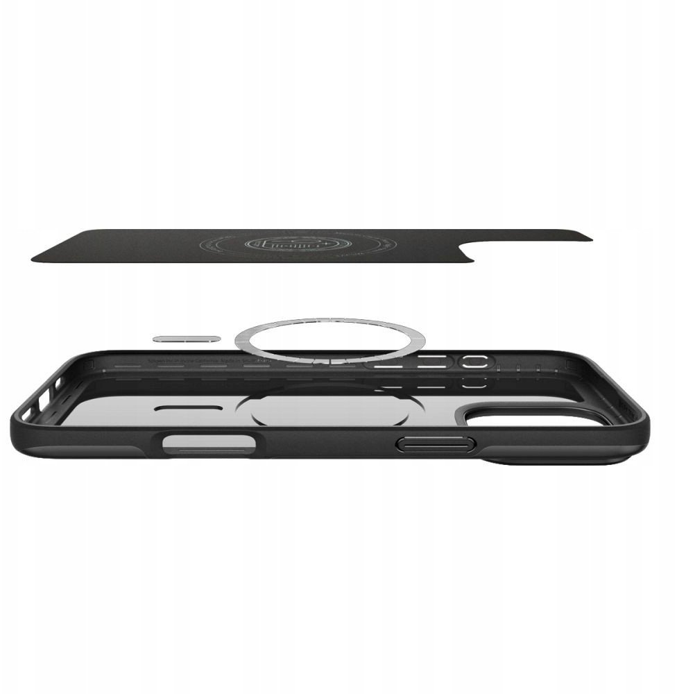 Капак за телефон Spigen Thin Fit MagSafe за iPhone 17 Pro, тенок, црн