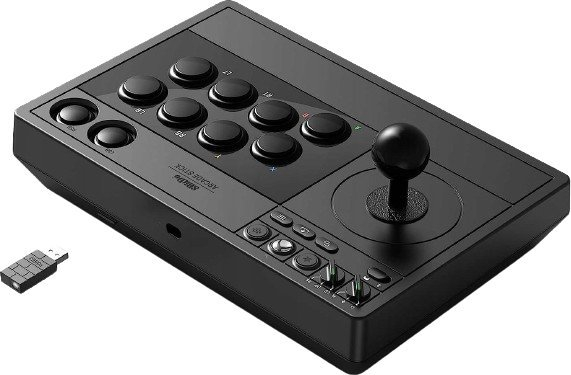 Gamepad arcade 8Bitdo Arcade Stick, për Xbox dhe PC, me kabllo, i bardhë