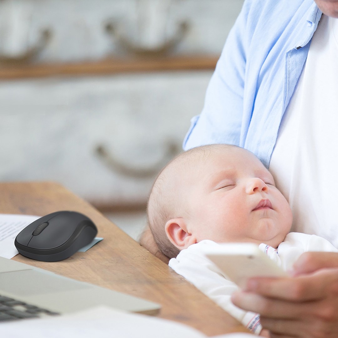 Maus Logitech M220, RF Wireless, i hirtë