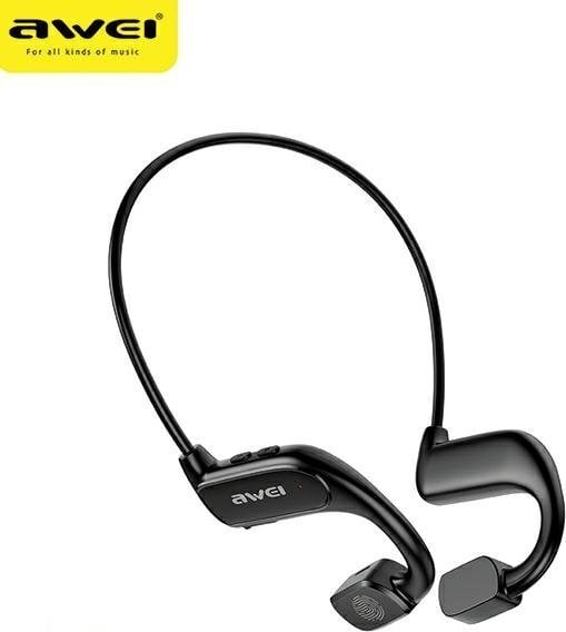 Kufje sportive Bluetooth Awei A897BL, Bluetooth 5.3, IPX4, të zeza