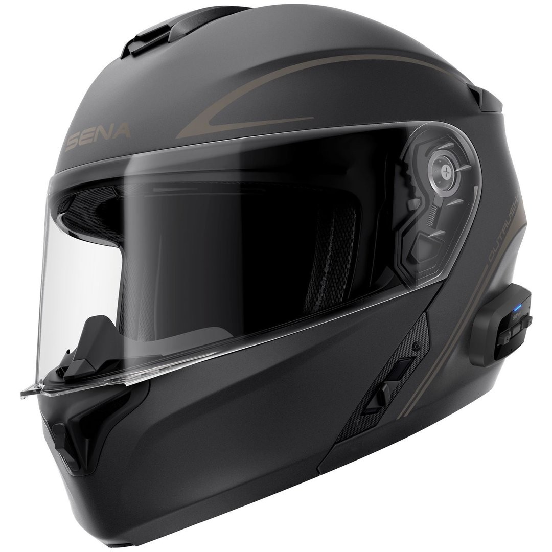 Helmetë modulare Sena Outrush R, Bluetooth, përmasa S, e zezë mat
