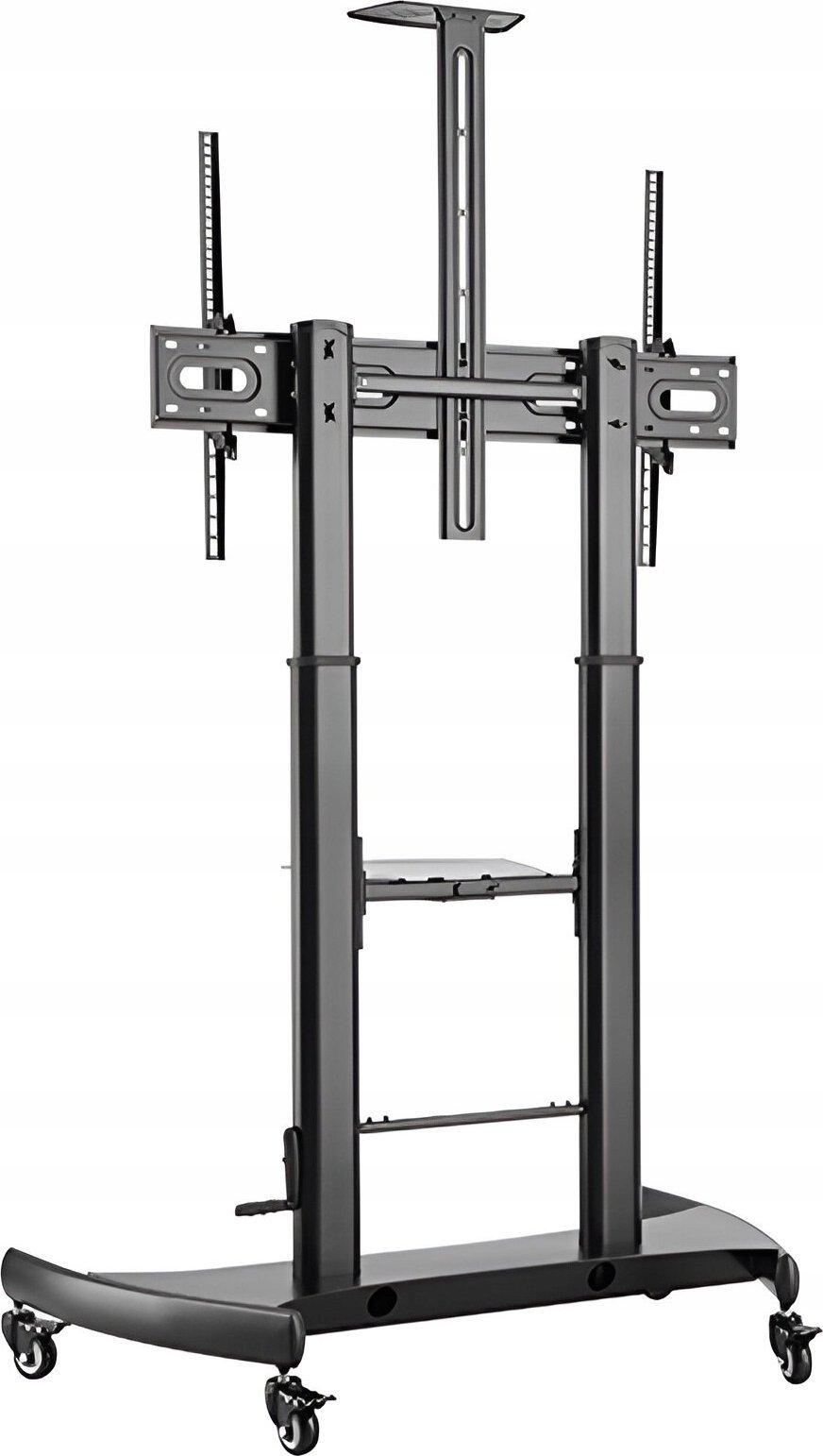 Stendë dyshemeje TV Gembird TVS-100T-02, 60-100", lartësi e rregullueshme, me rrota
