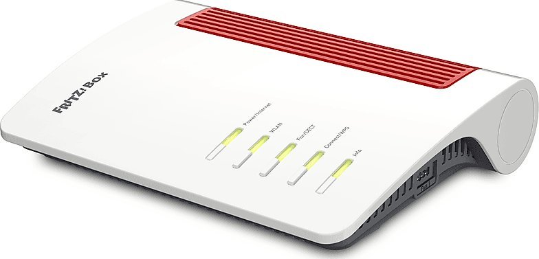 Ruter AVM FRITZ!Box 4690, Wi-Fi 7 dual-band, shumë-gigabit, i kuq e bardhë