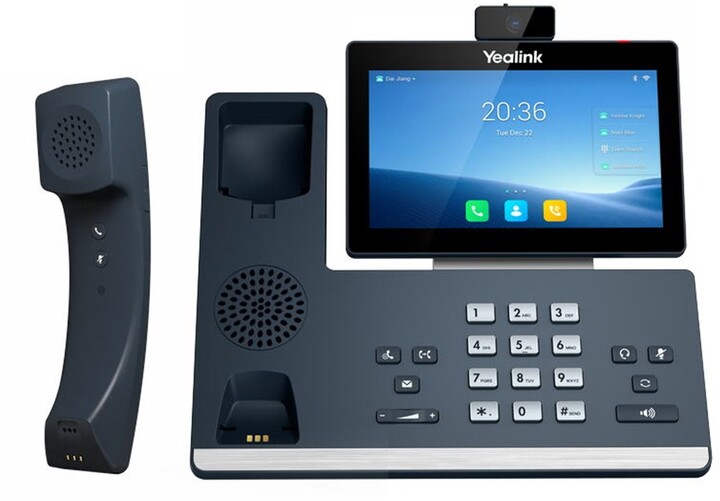 Telefon me kamerë YEALINK SIP-T58W Pro, i zi