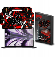 Folie mbrojtëse ekrani Grizz MatteScreen për Apple MacBook Air 13" M2 2022, anti gjurmë gishtash, mat