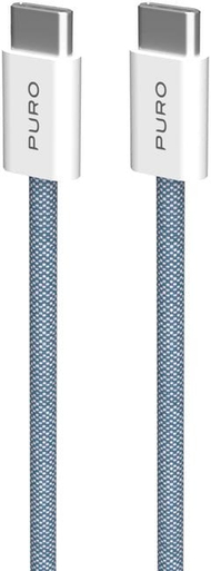 Kabëll Puro Fabrik USB C në USB C, 1.5m, 60W, i bardhë