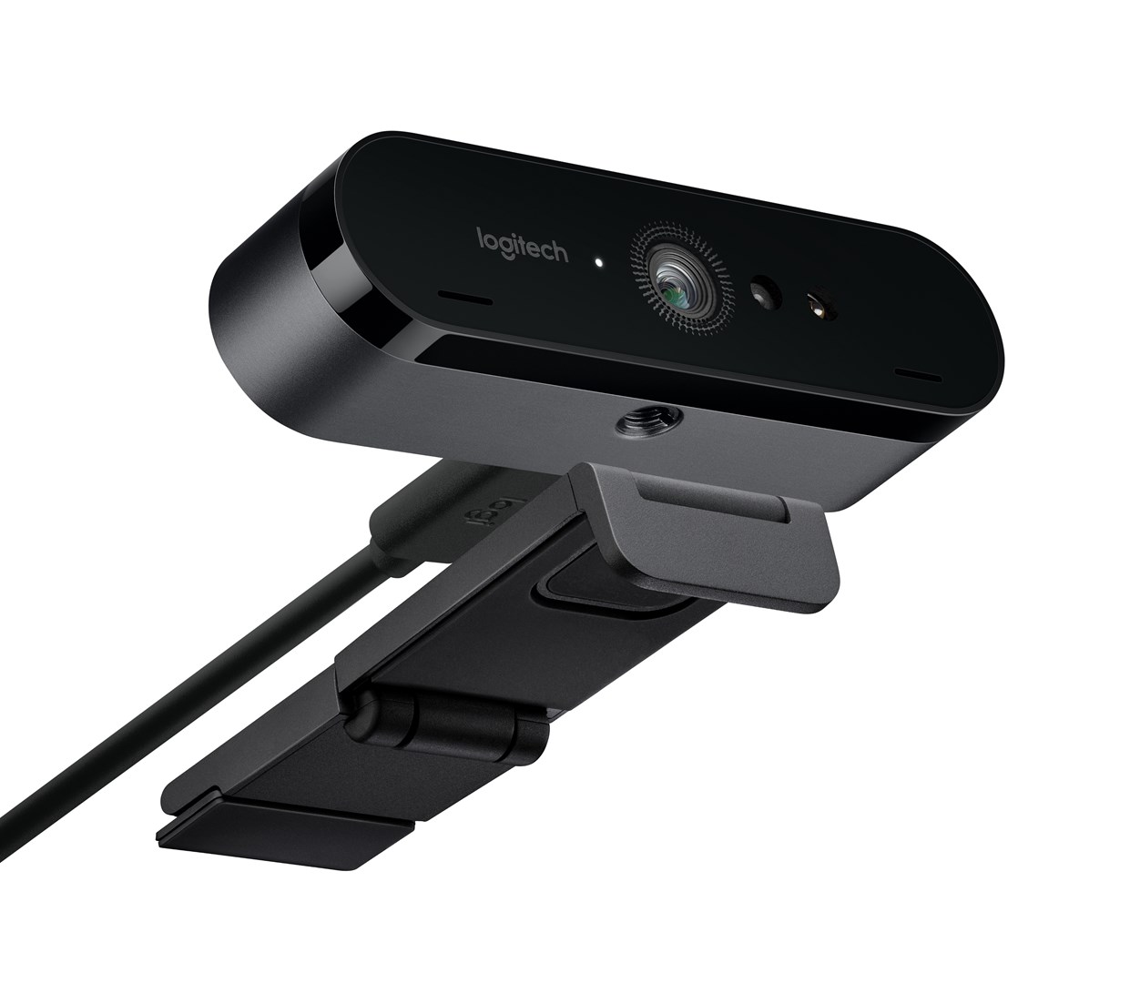 Webcam Logitech Brio, 4K, Windows Hello, e zezë