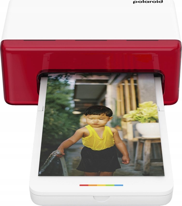 Printer fotografish Polaroid Hi Print 4x6, Bluetooth, portativ, i bardhë