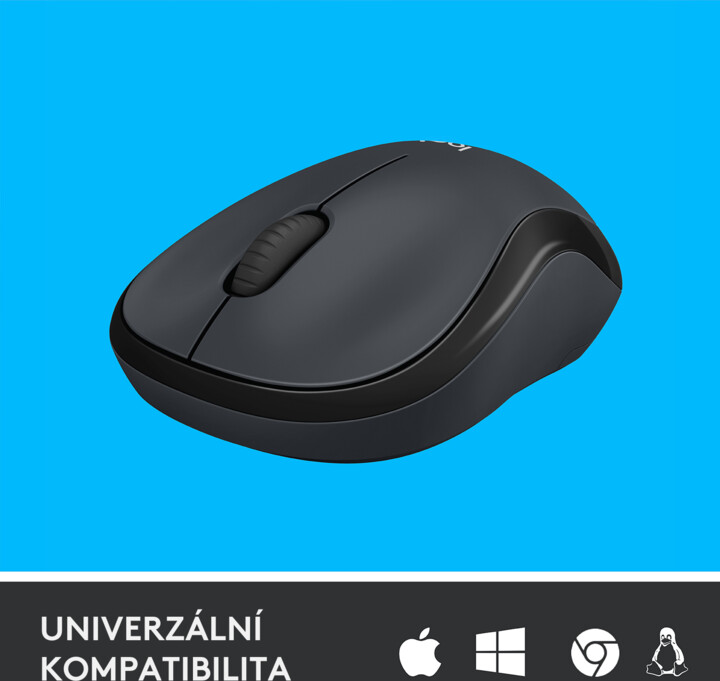 Maus pa kabllo Logitech M220, i zi