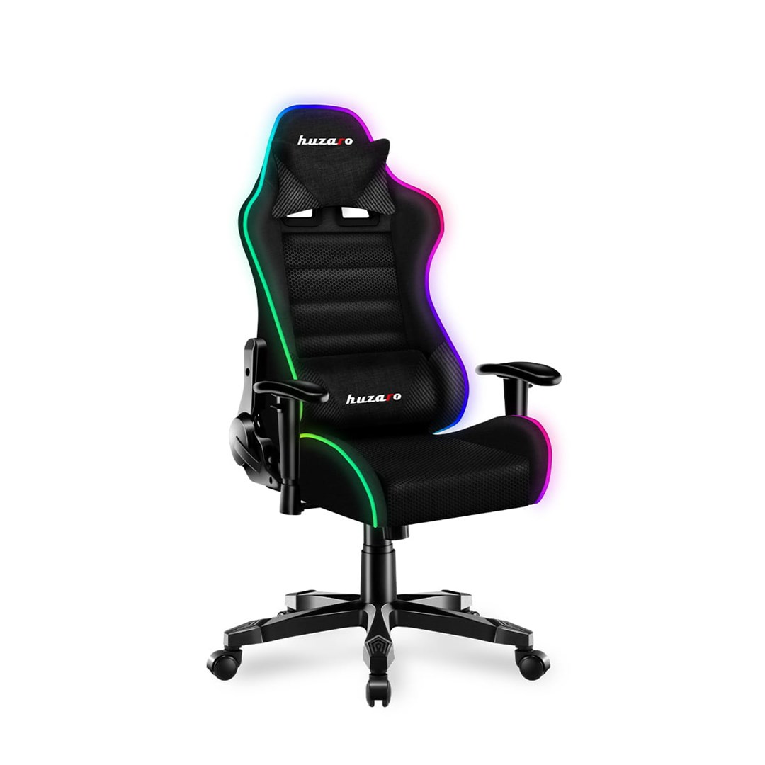 Гејминг столица за деца Huzaro Ranger 6.0 RGB, 130kg, црна