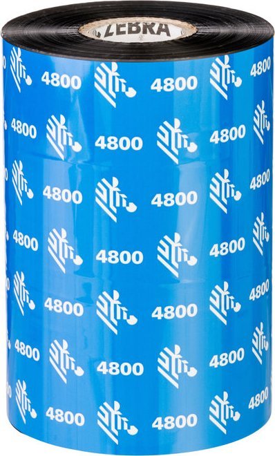 Ribbon printeri Zebra 04800BK04045, resin origjinal, 40mm x 450m, i zi