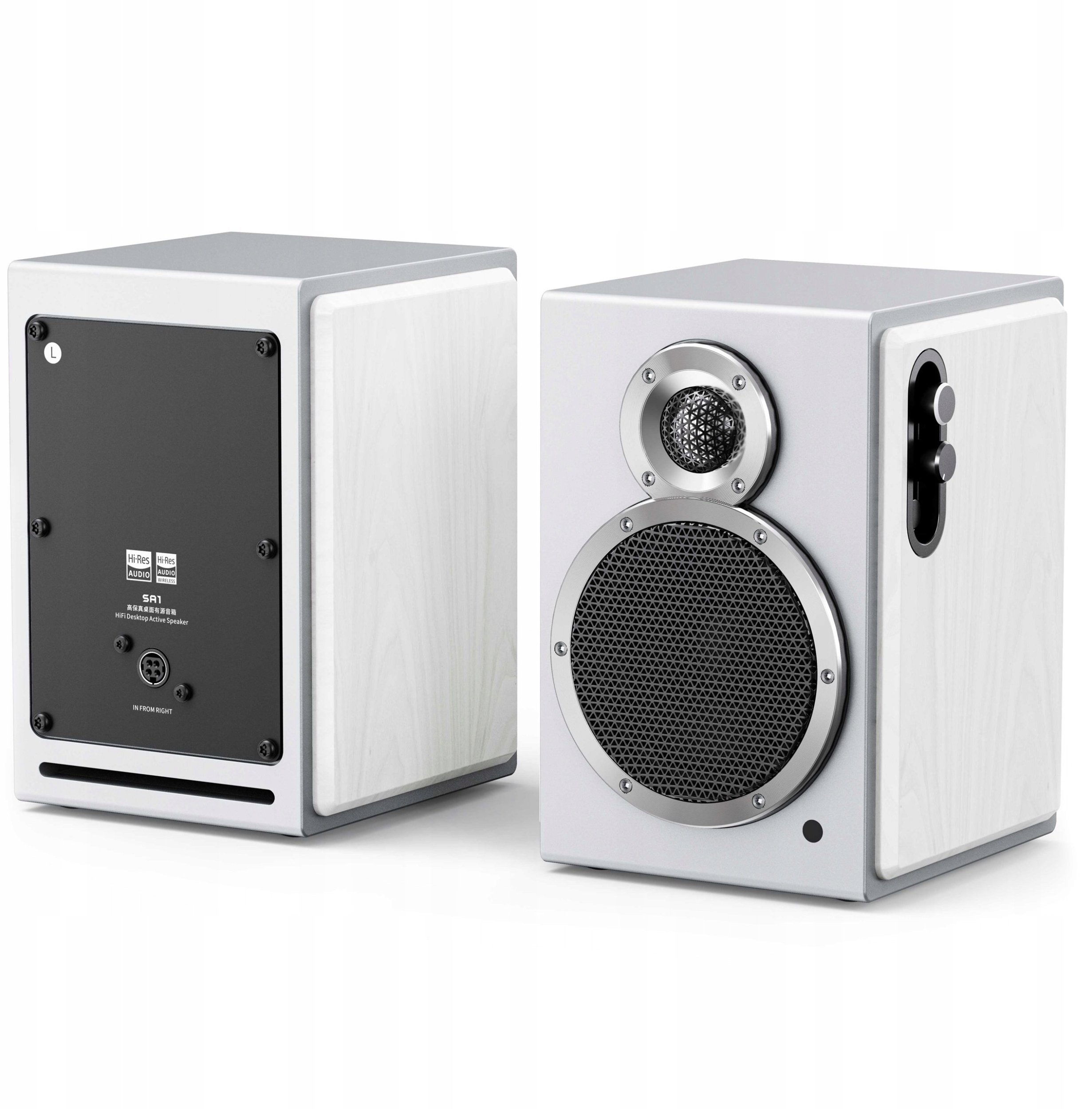 Altoparlantë aktivë FiiO SA1, 50W, Hi Fi Home Cinema, argjendtë