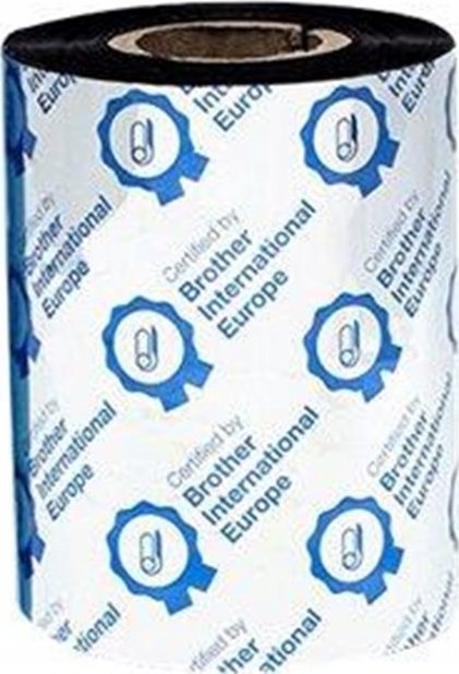 Лента етикета Brother BWS1D300080, 80mm, термички трансфер, црна