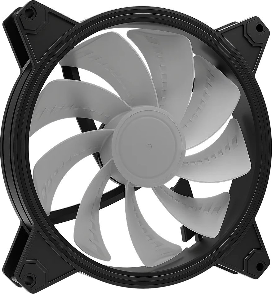 Ventilator ARGB Volcano Apex 140, 140mm, reverse, i zi