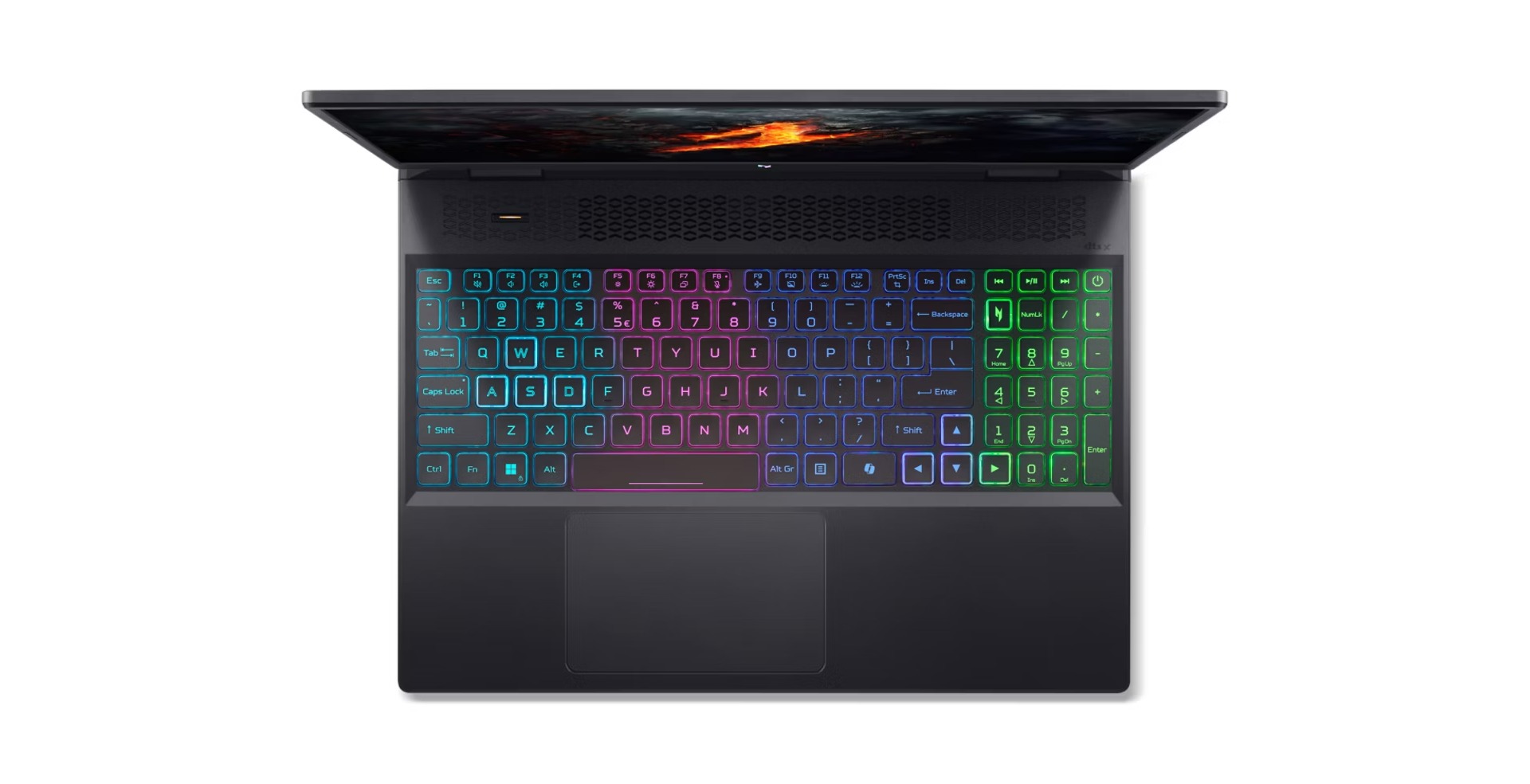 Laptop ACER Nitro 16 AN16-42, Ryzen 7-8845HS, 16" WQXGA, RTX 4070, 32GB, 1TB SSD, e zezë