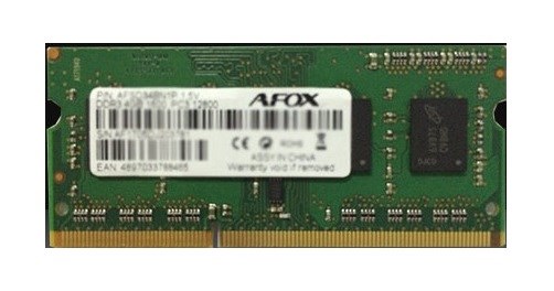 Memorie RAM Afox SO-DIMM, 4GB, DDR3, 1600MHz