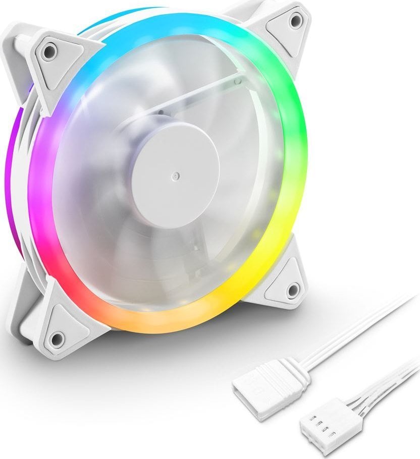 Ventilator PC SHARK Blades PWM, 1400 RPM, me ndriçim LED, i zi