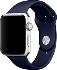 Rrip silikoni Mercury për Apple Watch 38/40/41mm, kompatibil me Series 4 5 6 7 SE, blu navy