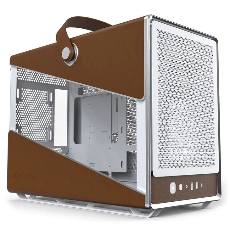 Kuti kompjuteri Montech Heritage, MicroATX, xham i temperuar, e bardhë