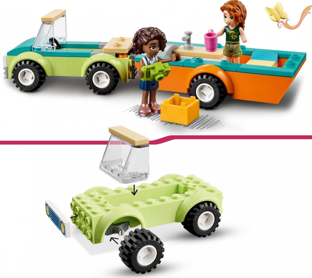 Set LEGO® Friends 41726 Holiday Camping, 87 pjesë