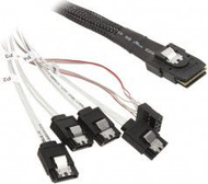 Kabllo SilverStone SST-CPS03 Mini-SAS në SATA, 50cm