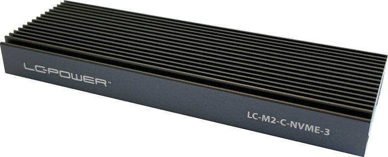 Kuti e jashtme SSD LC-Power LC-M2-C-NVME-3, NVMe M.2, USB 3.2 Gen 2, e zezë
