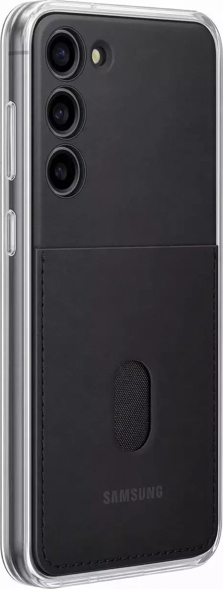 Mbrojtëse telefoni Samsung Frame Case Galaxy S23 Plus, TPU, me xhep për kartela, e zezë