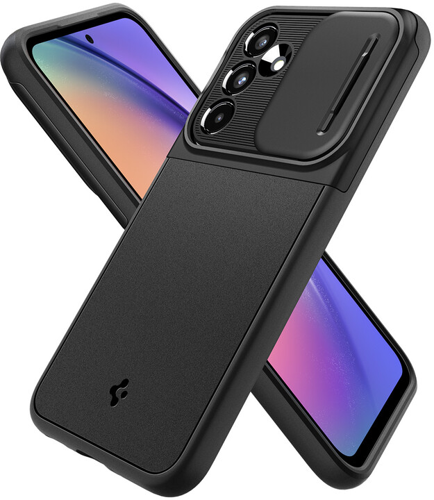 Mbrojtëse Spigen Optik Armor për Samsung Galaxy A54 5G, e zezë