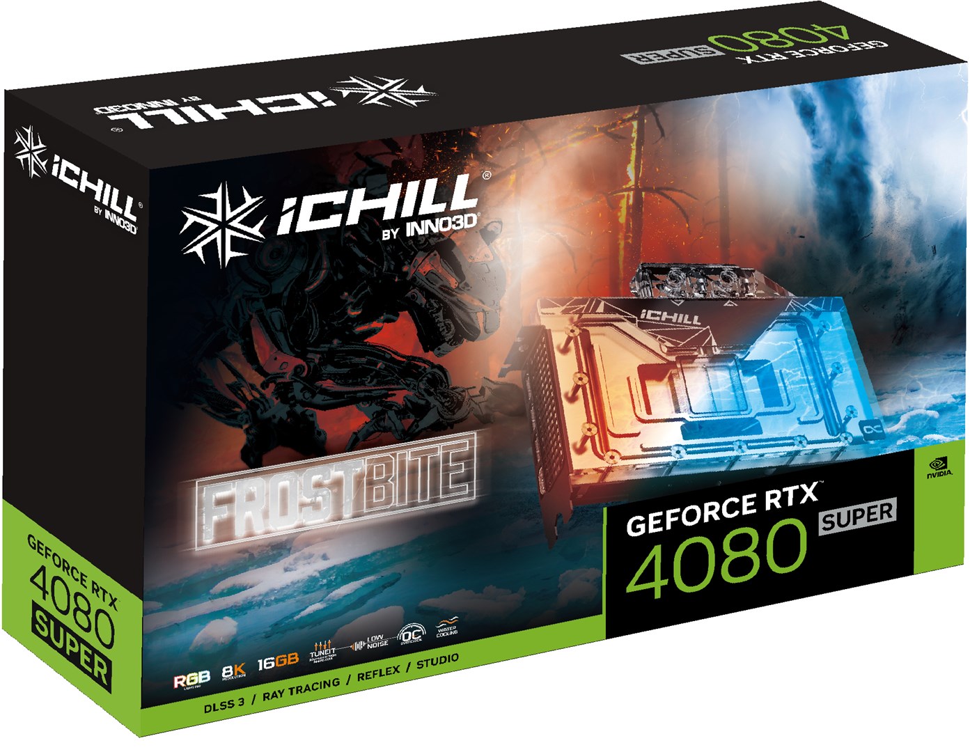 Kartë grafike Inno3D iChill NVIDIA GeForce RTX 4080 SUPER, 16 GB GDDR6X