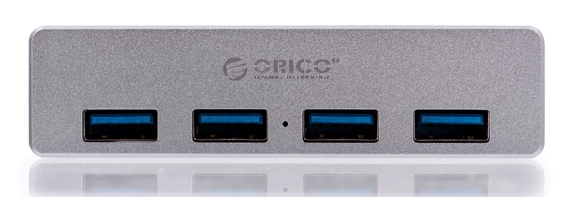 USB HUB USB ALLNET ORICO, 4xUSB-A, 5Gbps, 1m, e argjendtë
