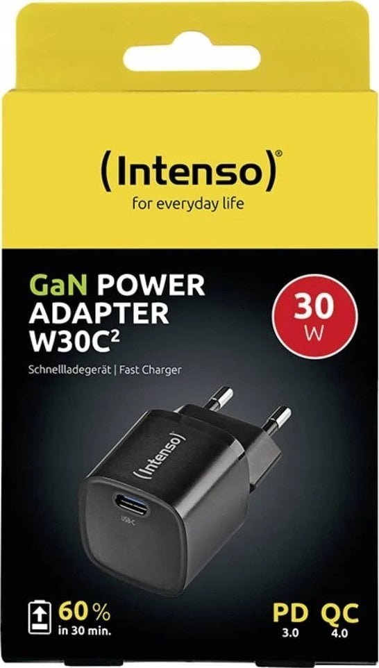 Karikues USB Intenso Power Adapter W30C2, 30W, USB C 3A, i zi