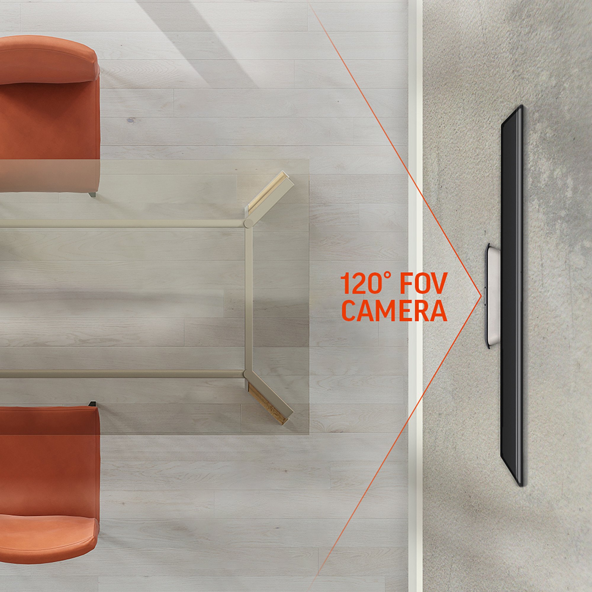 Video bar HP Poly Studio X30, all in one, Zoom Certified, gri