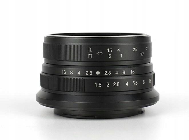 Objektiv fotografik 7Artisans 25mm F1.8, APS-C, për Nikon Z, i zi