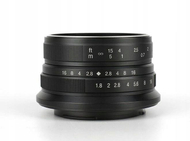 Objektiv fotografik 7Artisans 25mm F1.8, APS-C, për Nikon Z, i zi