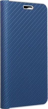 Mbrojtëse flip OEM LUNA Book Carbon për Samsung S21 FE, e kaltër