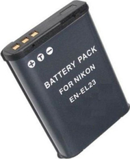 Bateri karikueshme për kamera Extra Digital EN-EL23, 7.2V, 1020mAh, e zezë