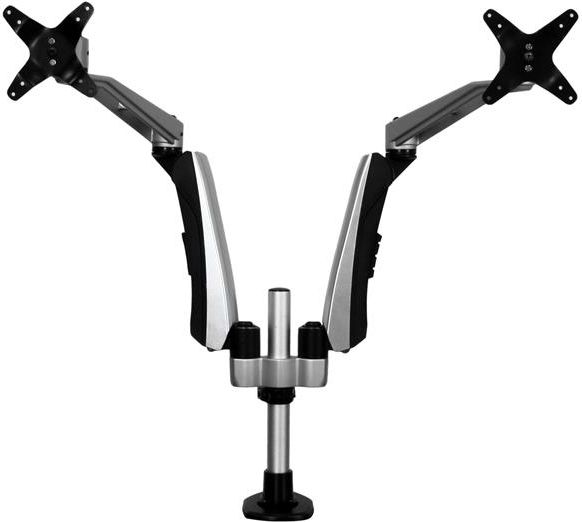 Krah monitori i dyfishtë StarTech.com ARMSTSL, montim në tavolinë, lëvizje e plotë, i zi