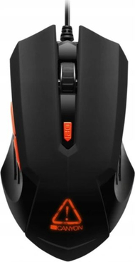 Mouse lojërash Canyon Star Raider CND-SGM01, 3200 DPI, 6 butona, me kabllo, i zi